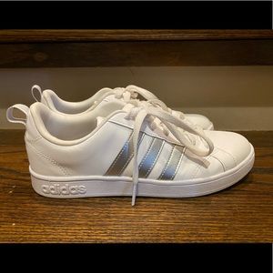 Adidas Grand Court White/Silver Size 8